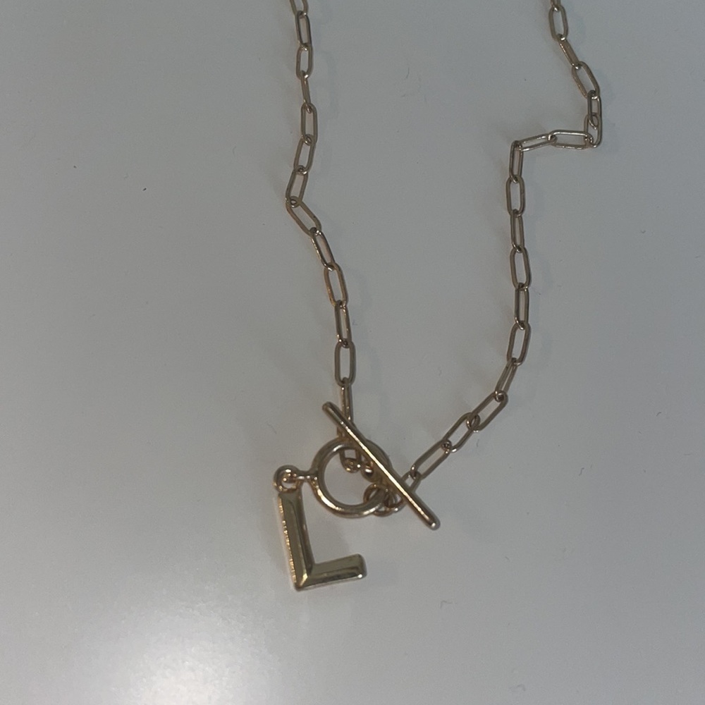 L necklace